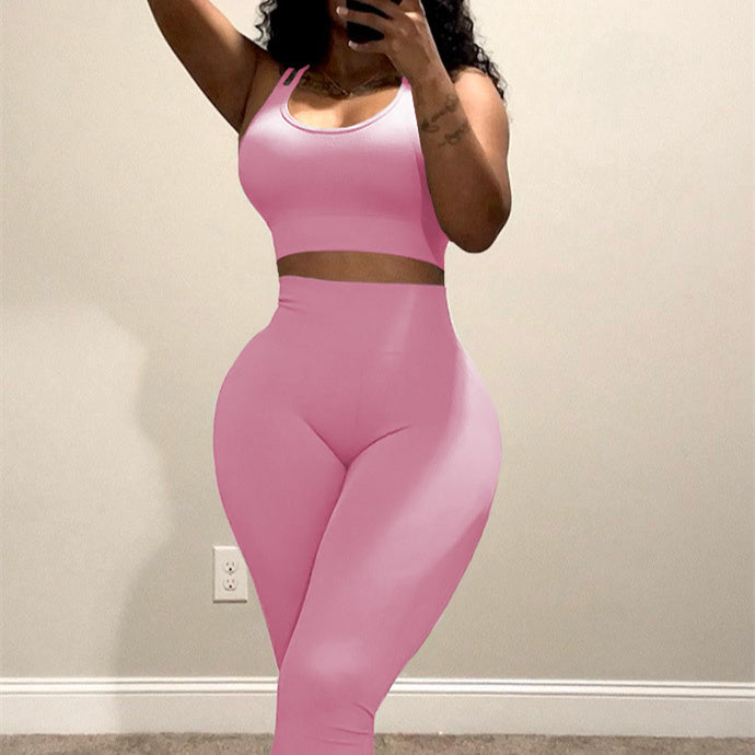 Camisole Tights Sports Suit