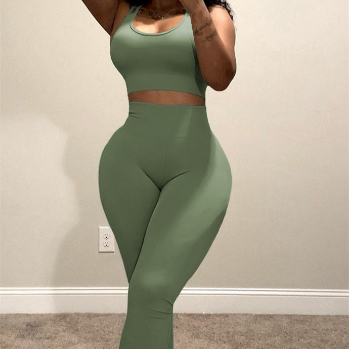 Camisole Tights Sports Suit