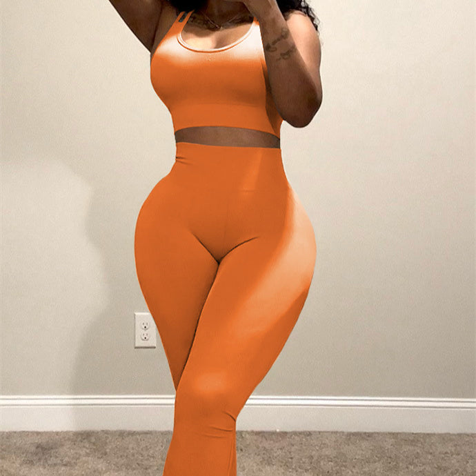 Camisole Tights Sports Suit